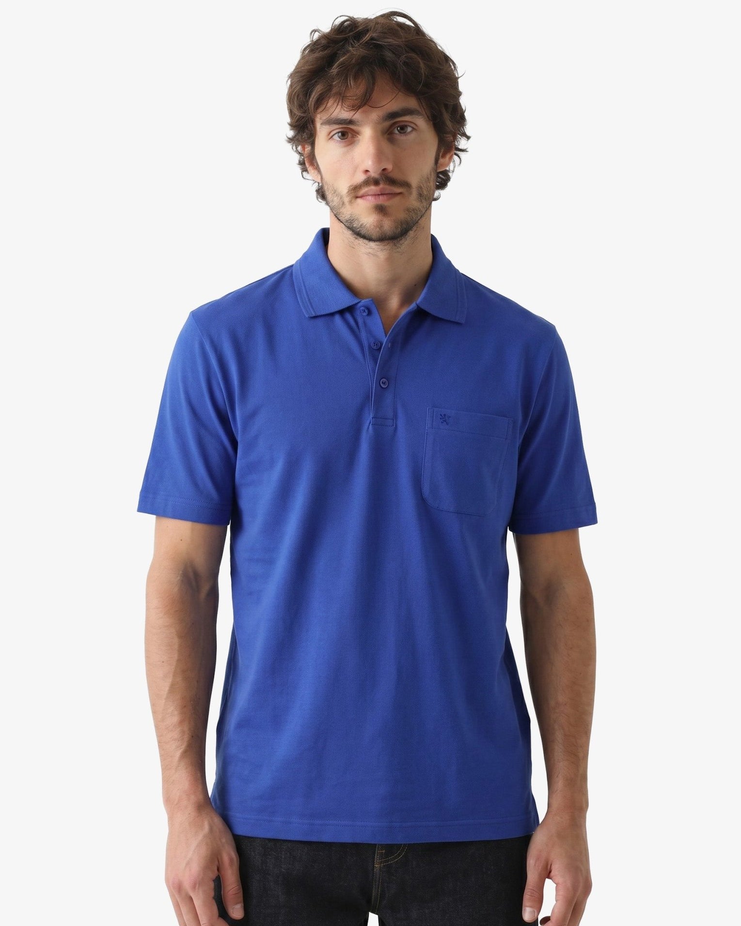 Manchester Polo Azul 100% Algodón Supima - Manchester