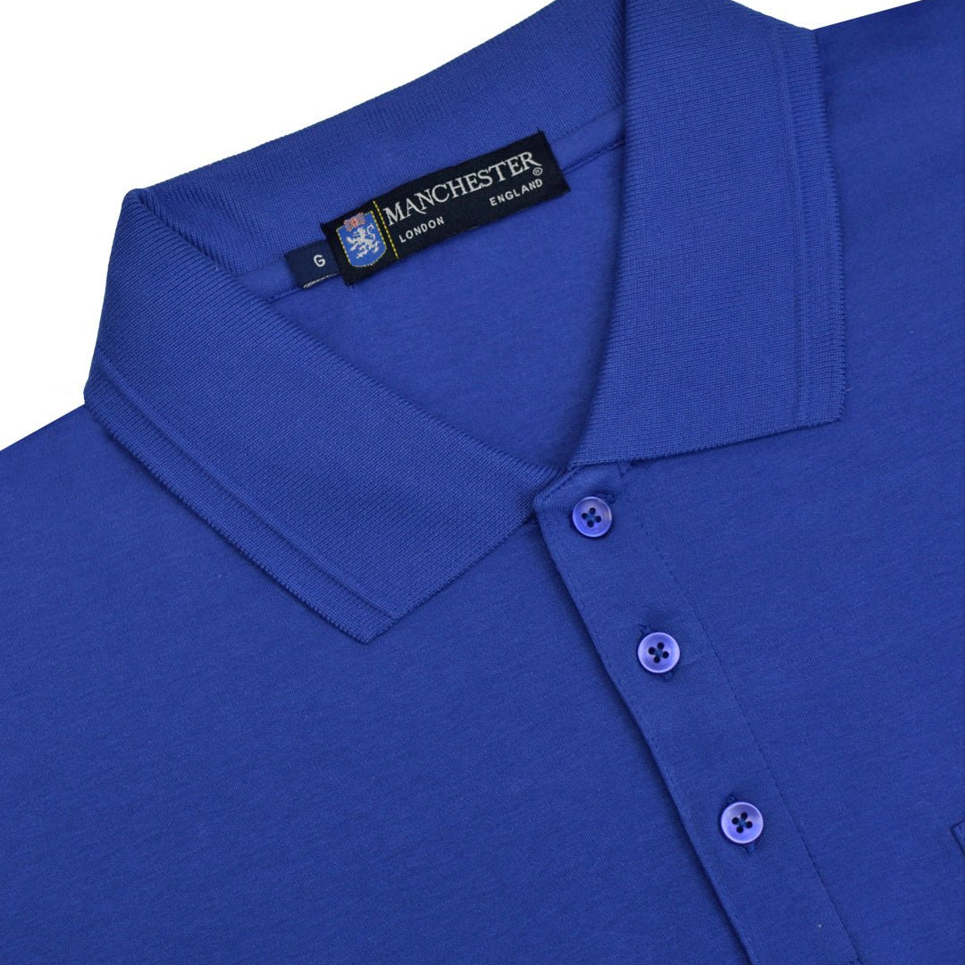 Manchester Polo Azul 100% Algodón Supima - Manchester