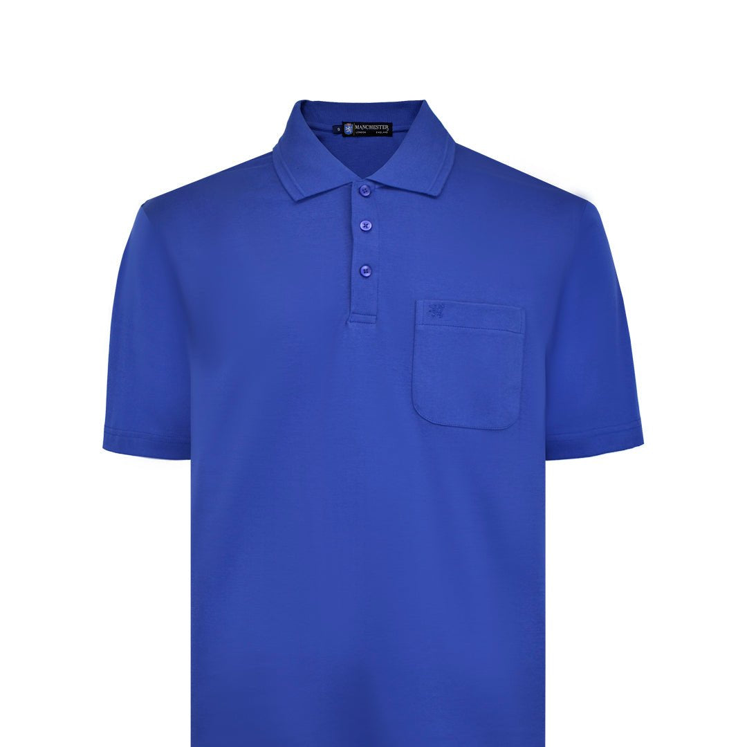 Manchester Polo Azul 100% Algodón Supima - Manchester