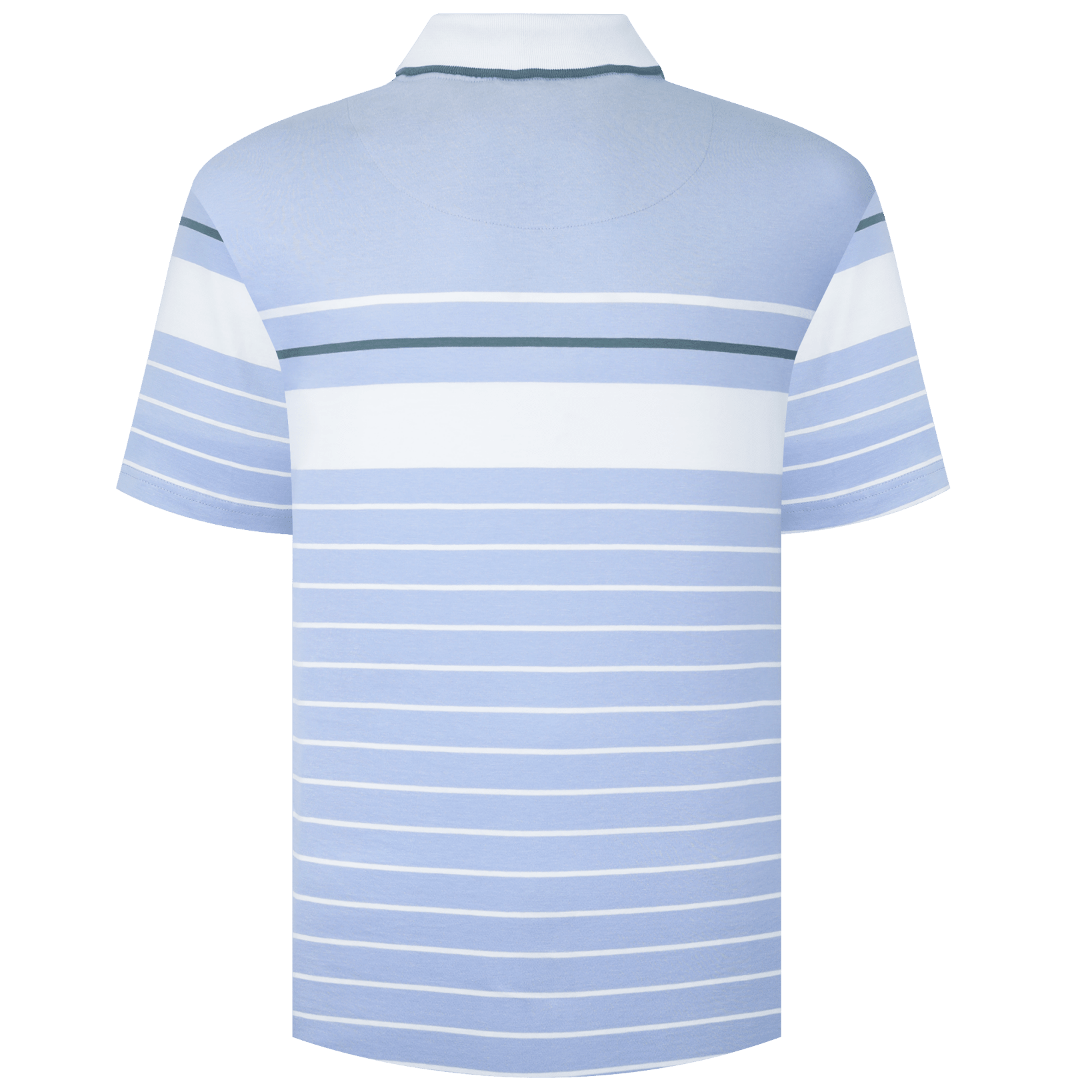 Manchester Polo Big And Tall Premium de Rayas Horizontales Sofisticado - Manchester