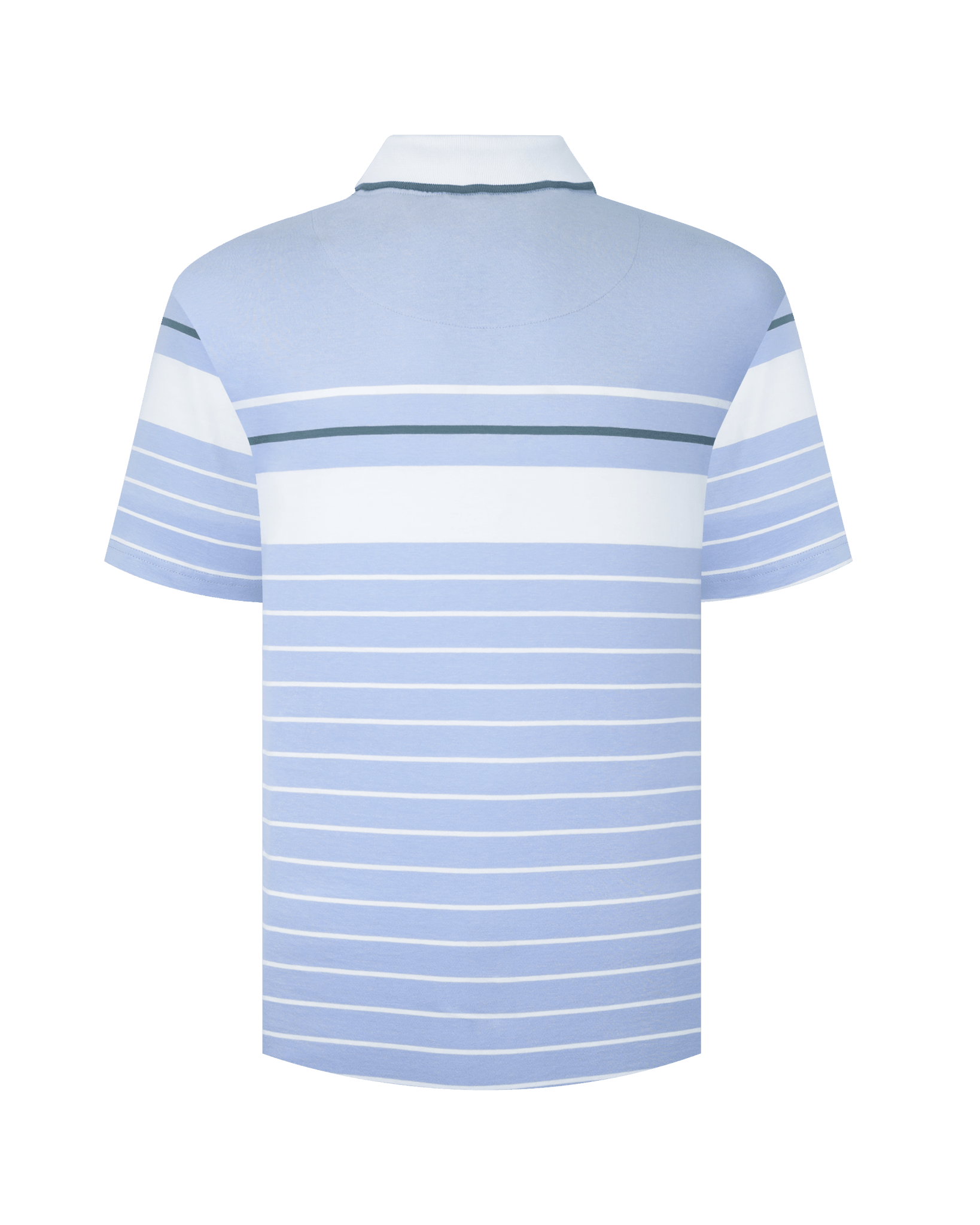 Manchester Polo Big And Tall Premium de Rayas Horizontales Sofisticado - Manchester