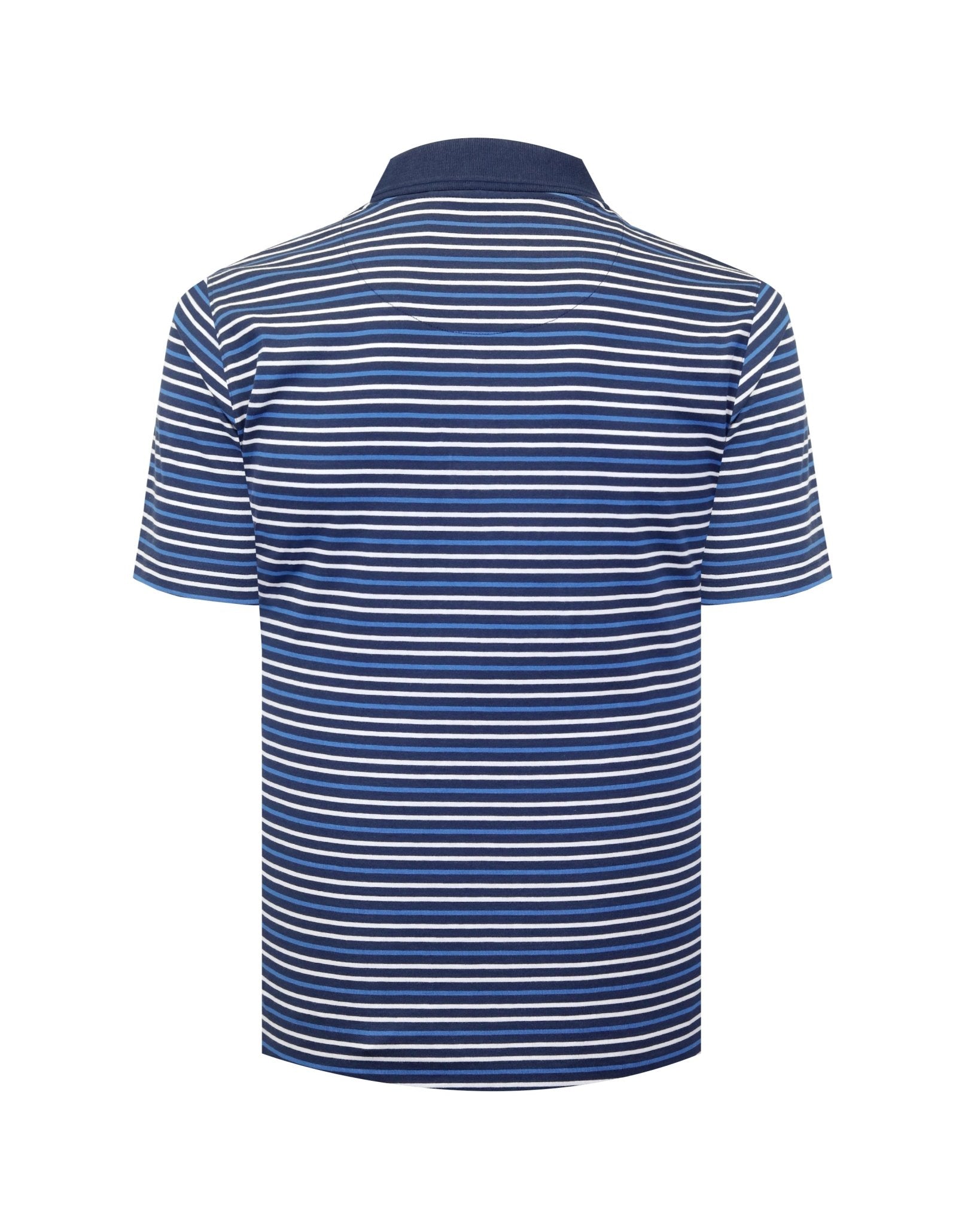 Manchester Polo de Algodón Premium con Diseño de Rayas Marineras - Manchester