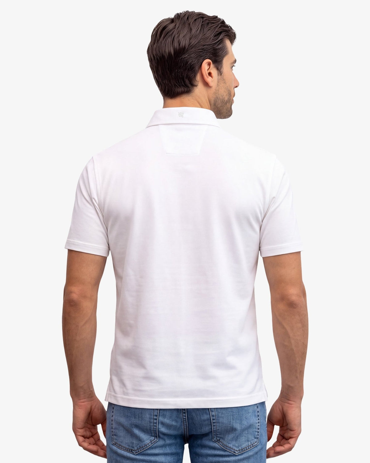 Manchester Polo Performance Piqué Stretch - Blanco - Manchester