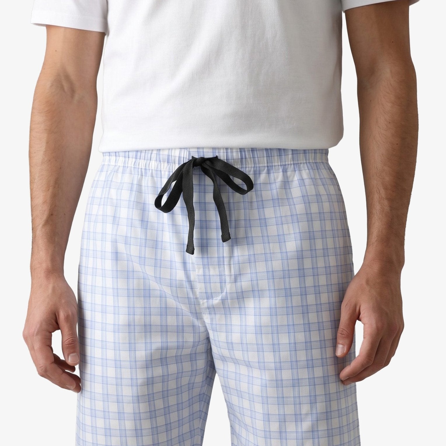 Manchester Short de Pijama 100% Algodón color azul para hombre