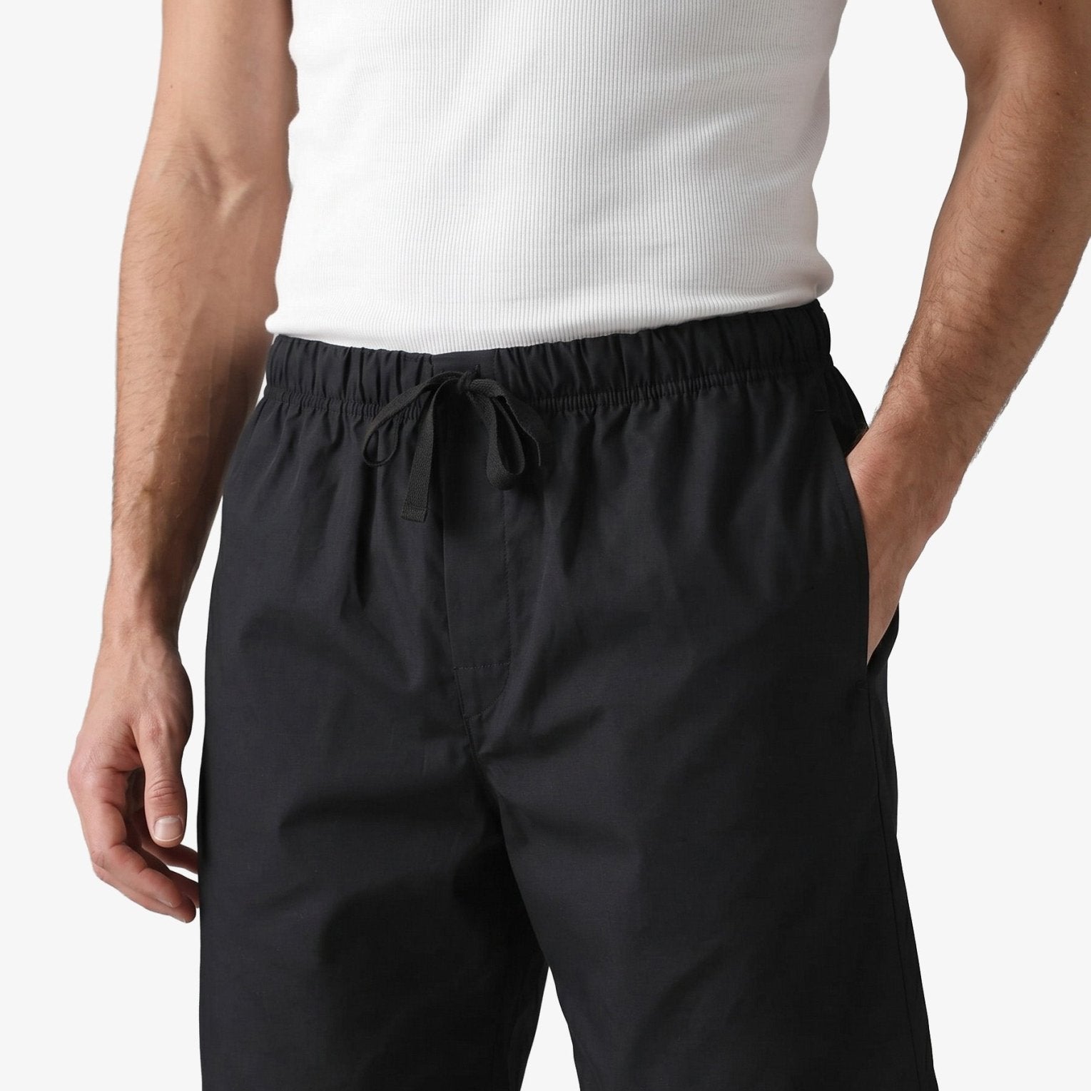 Manchester Short de Pijama Color Sólido Algodón y Poliéster - Manchester