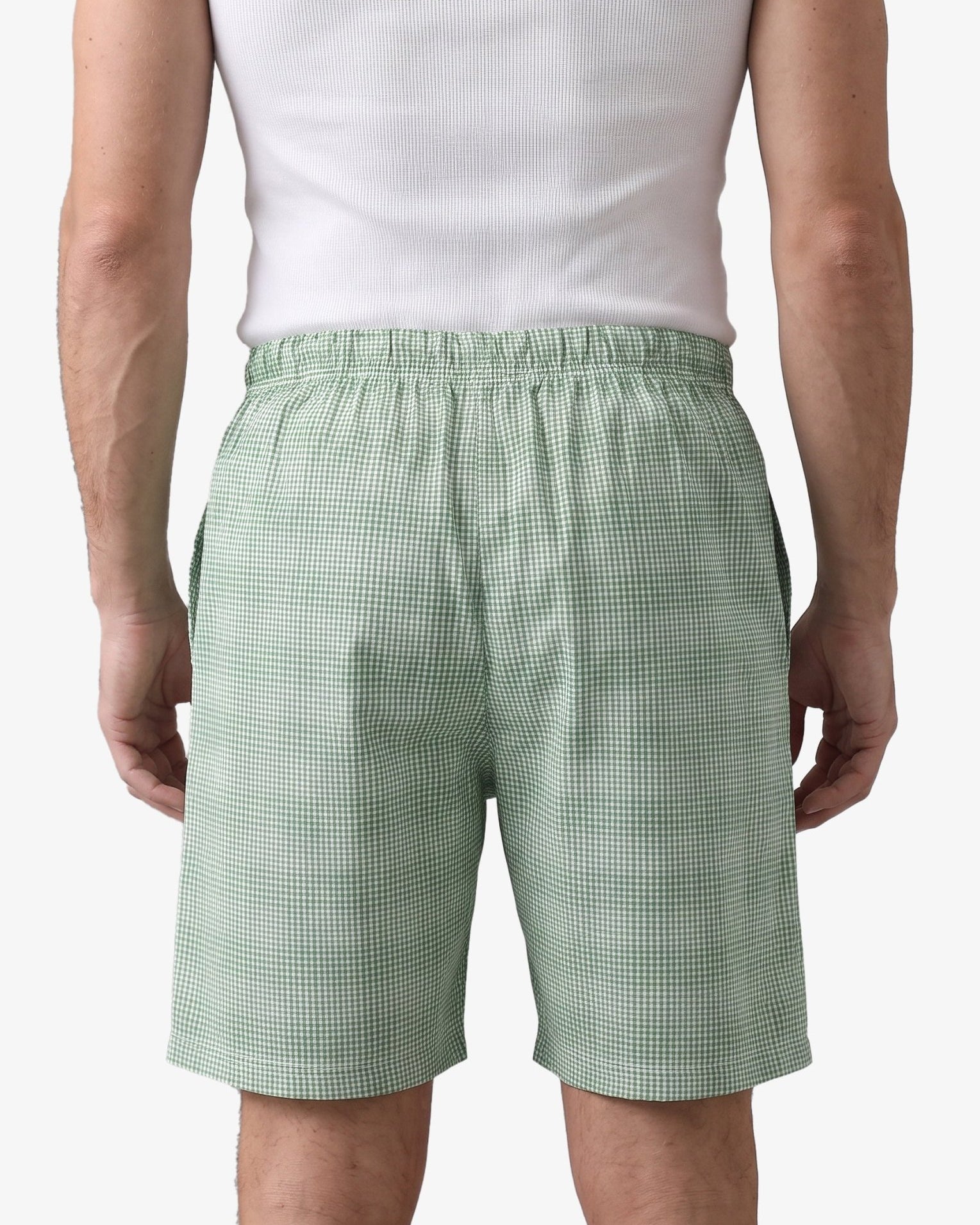 Manchester Short de Pijama Cuadros Verde - Manchester