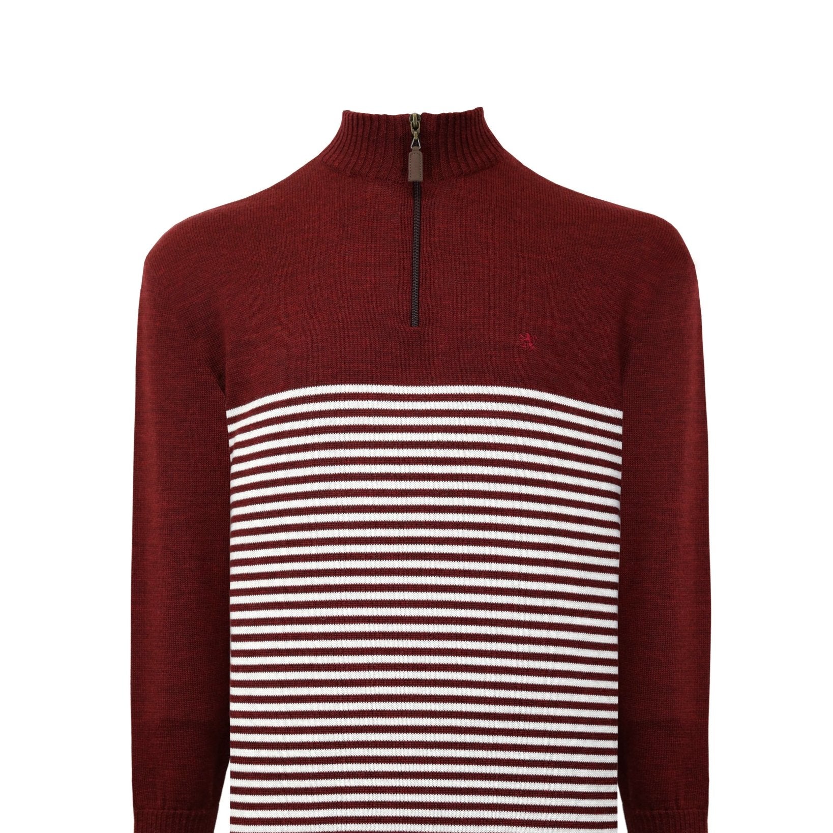 Manchester Suéter Cuello Mock Zipper Lana - Acrílico - Manchester