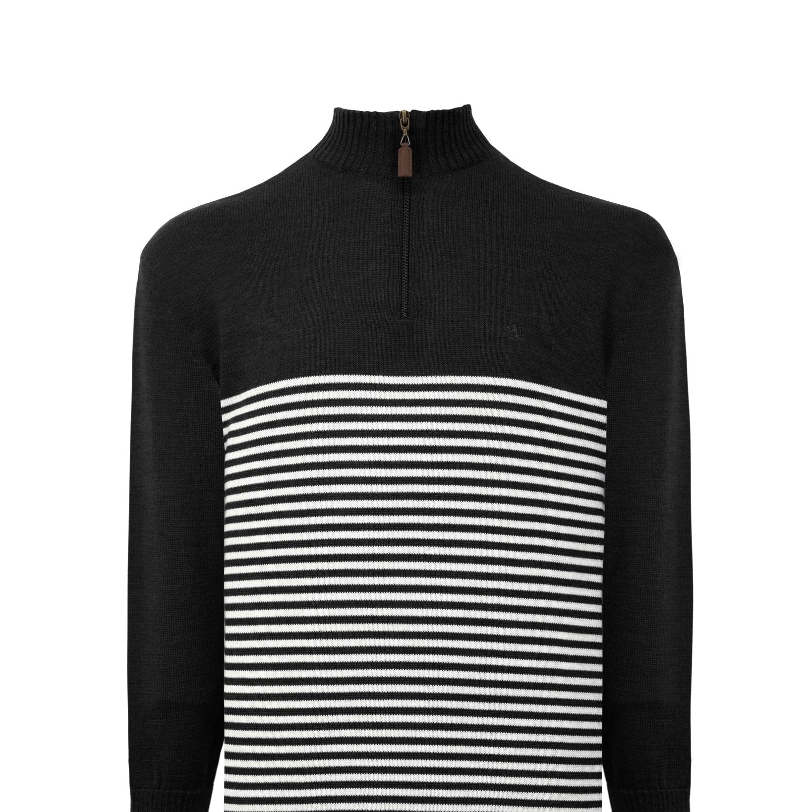 Manchester Suéter Cuello Mock Zipper Lana - Acrílico - Manchester