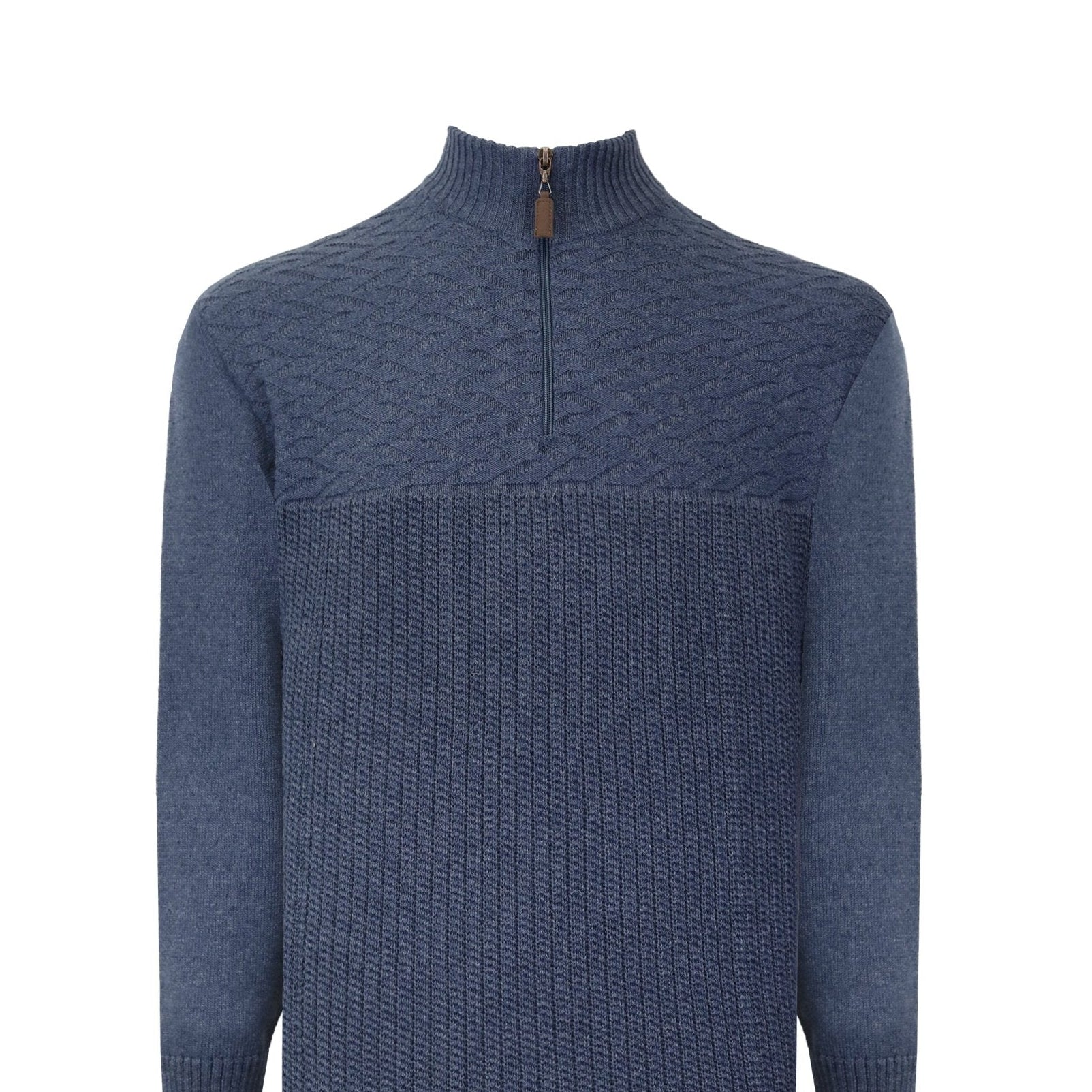 Manchester Suéter Pullover Cuello Zip - Manchester