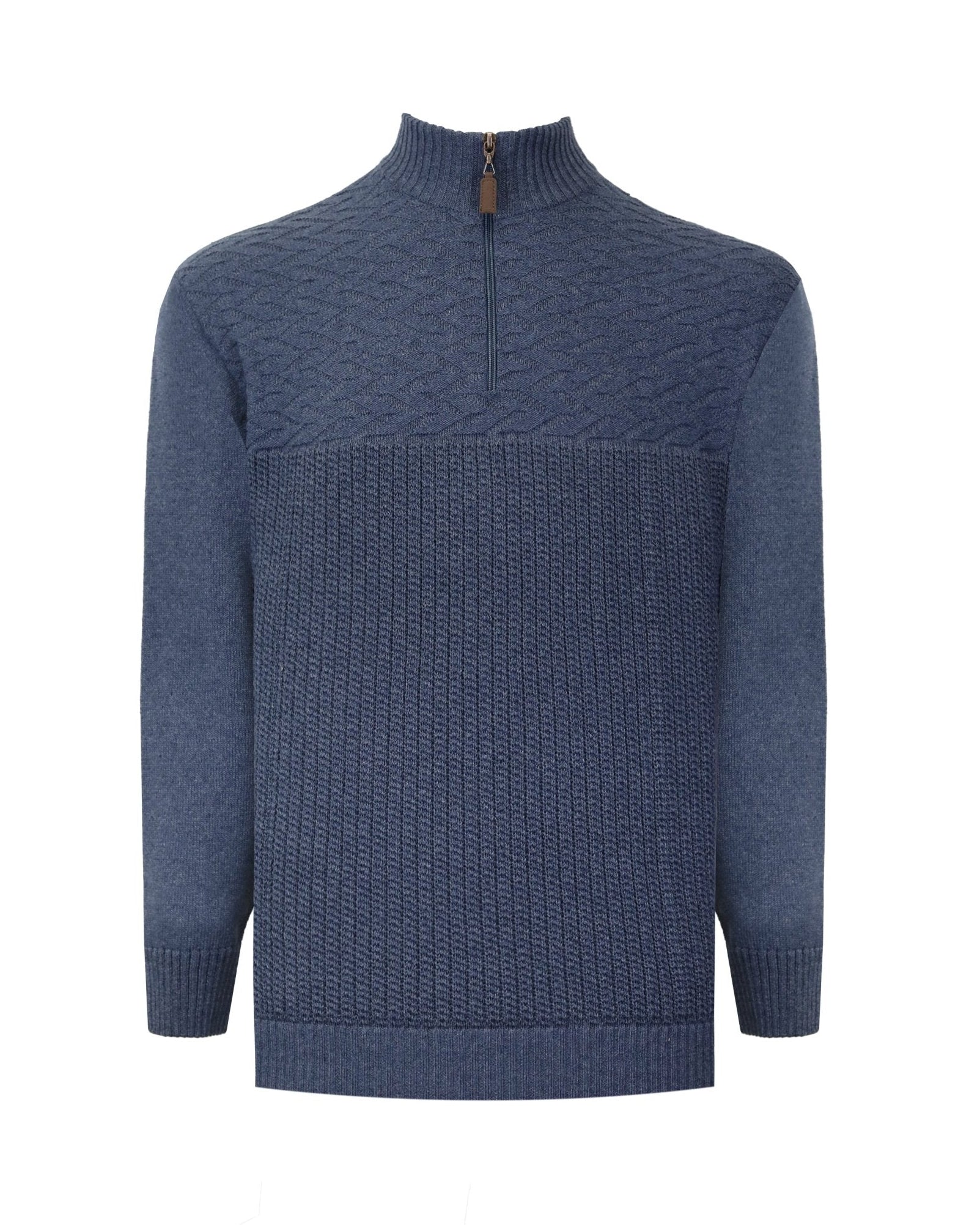Manchester Suéter Pullover Cuello Zip - Manchester