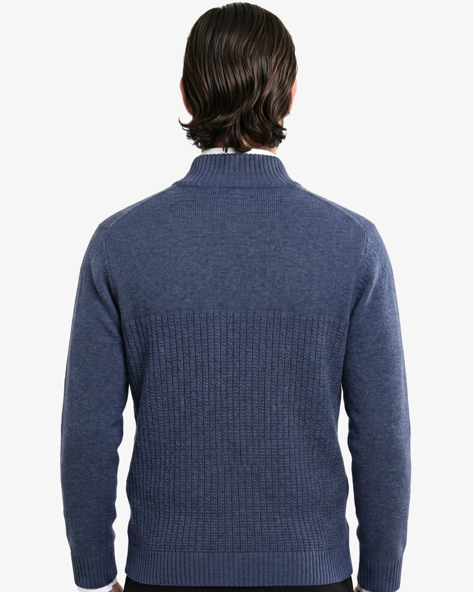 Manchester Suéter Pullover Cuello Zip - Manchester