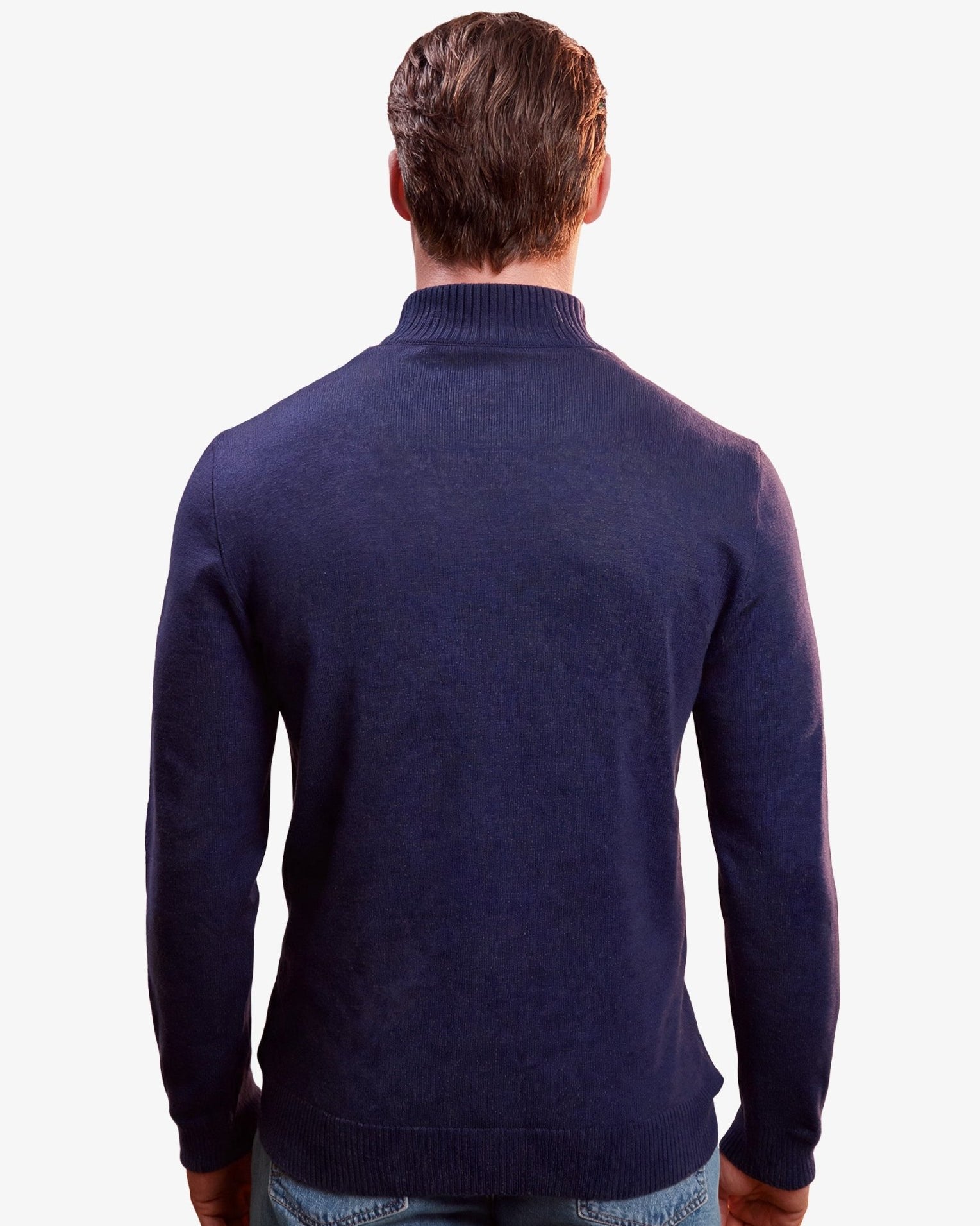 Manchester Sueter Tejido Cuello Alto Quarter-Zip - Manchester