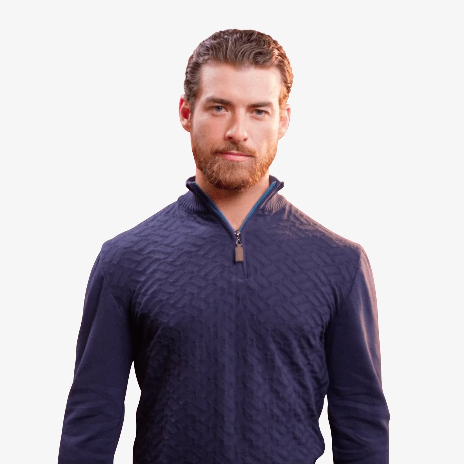Manchester Sueter Tejido Cuello Alto Quarter-Zip - Manchester