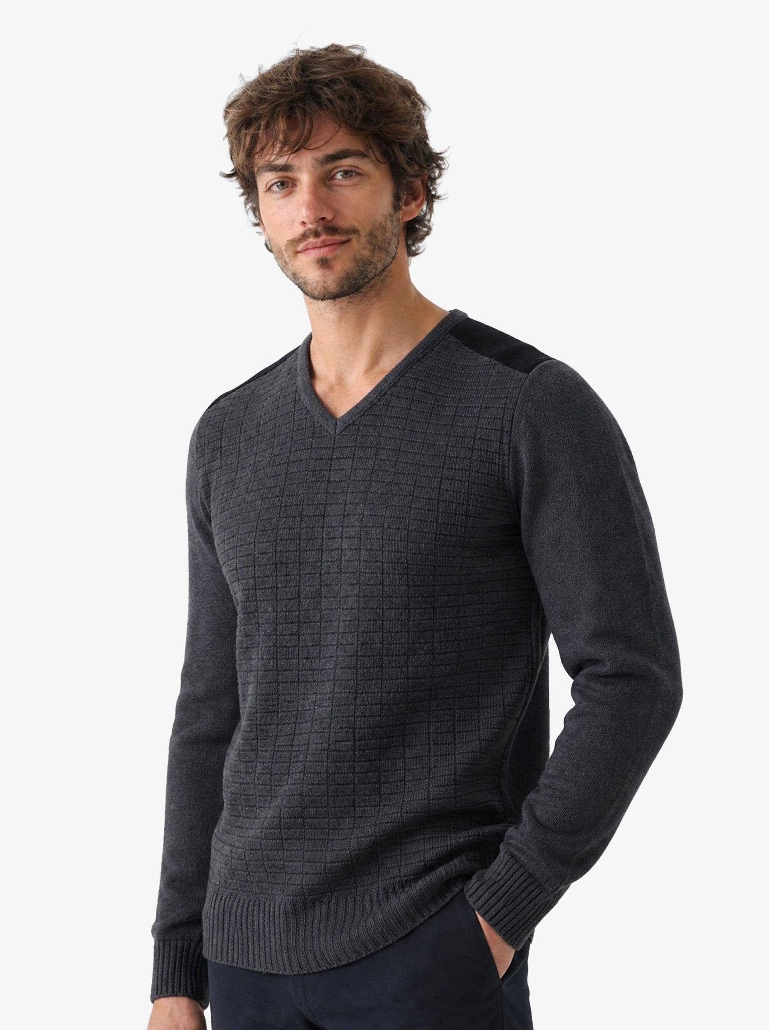 Manchester Suéter Tejido Slim Fit - Algodón - Poliéster - Manchester