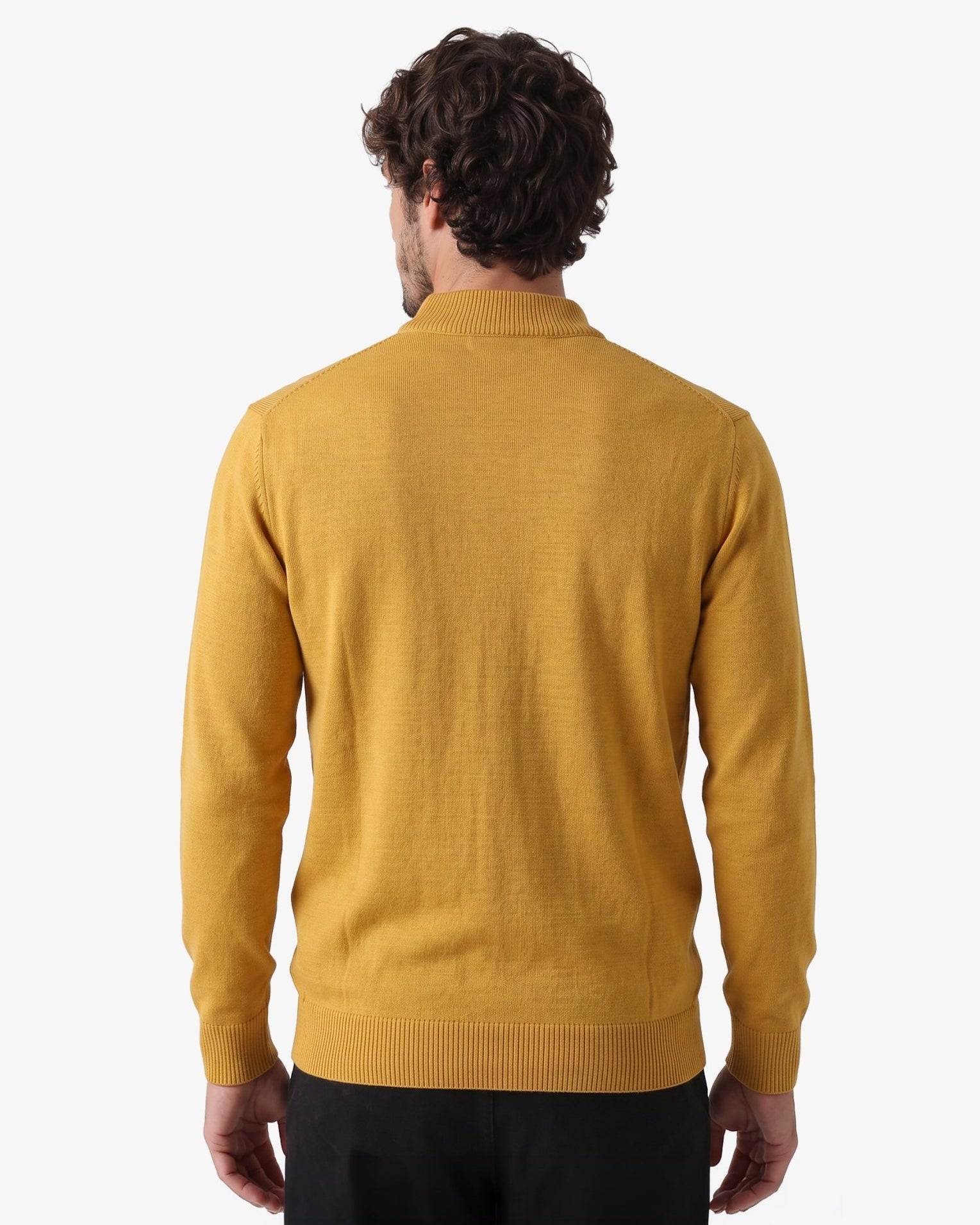 Manchester Sweater con Cuello Redondo y Tejido de Líneas Inclinadas - Manchester