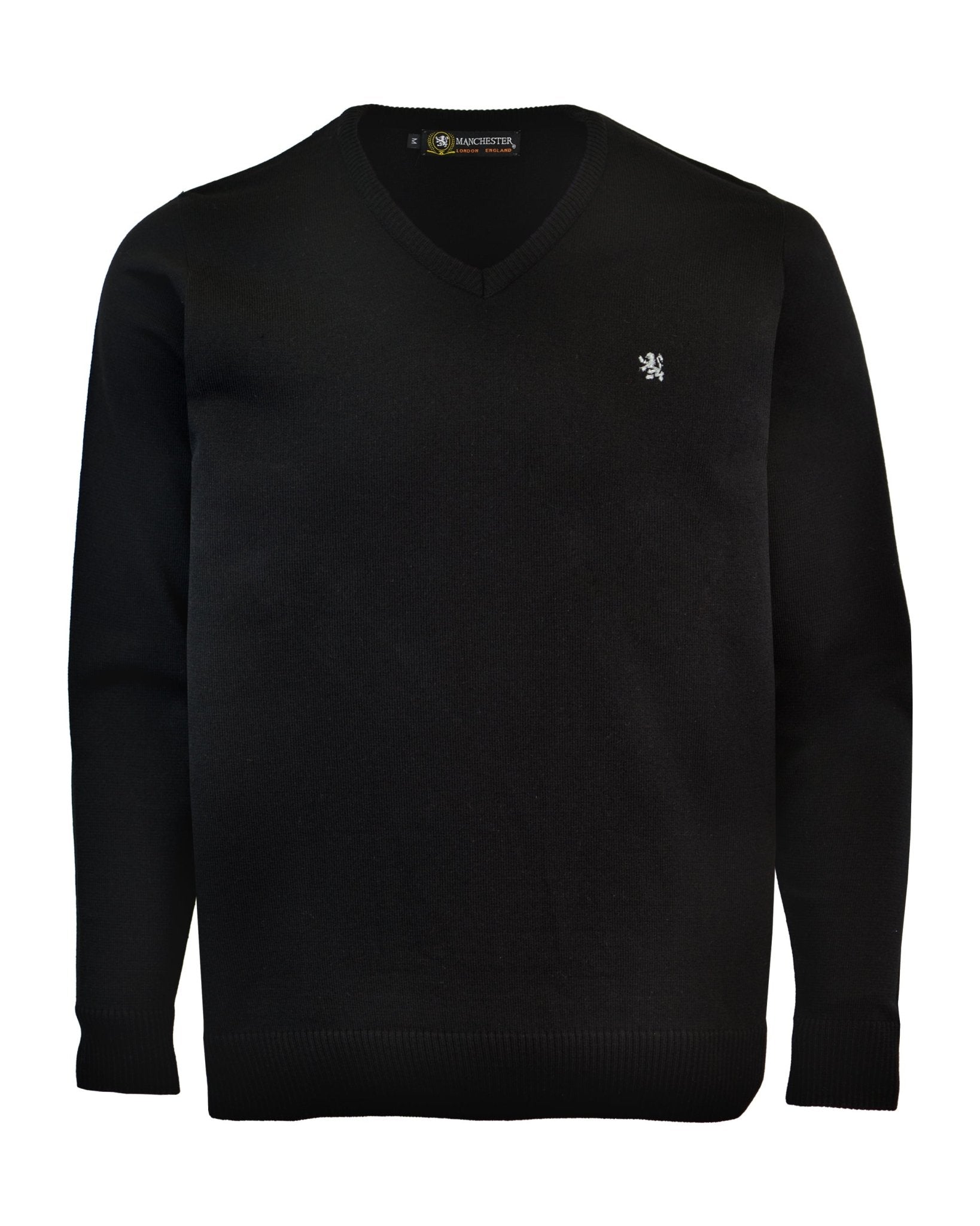 Manchester Sweater con Cuello V Elegante - Manchester