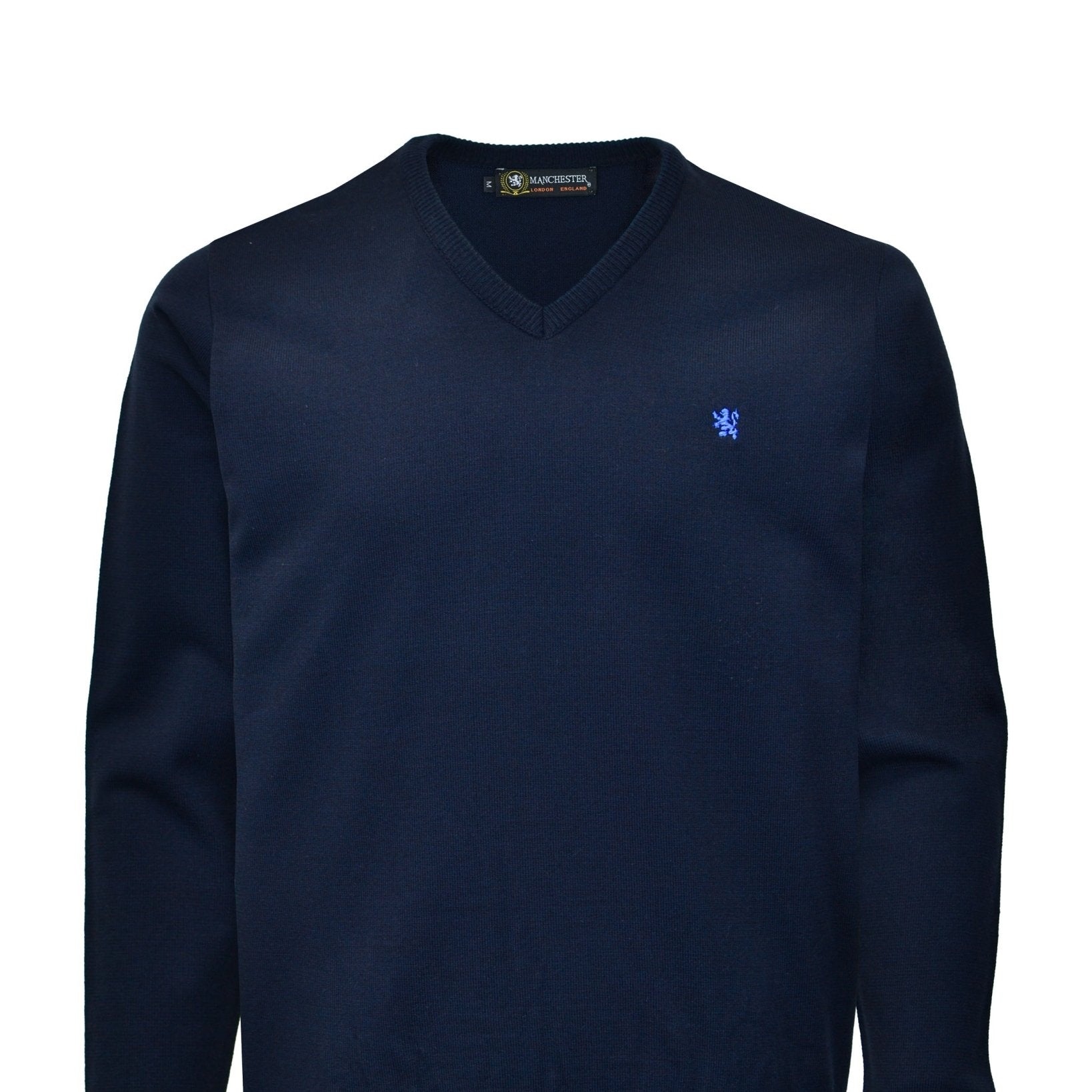 Manchester Sweater con Cuello V Elegante - Manchester