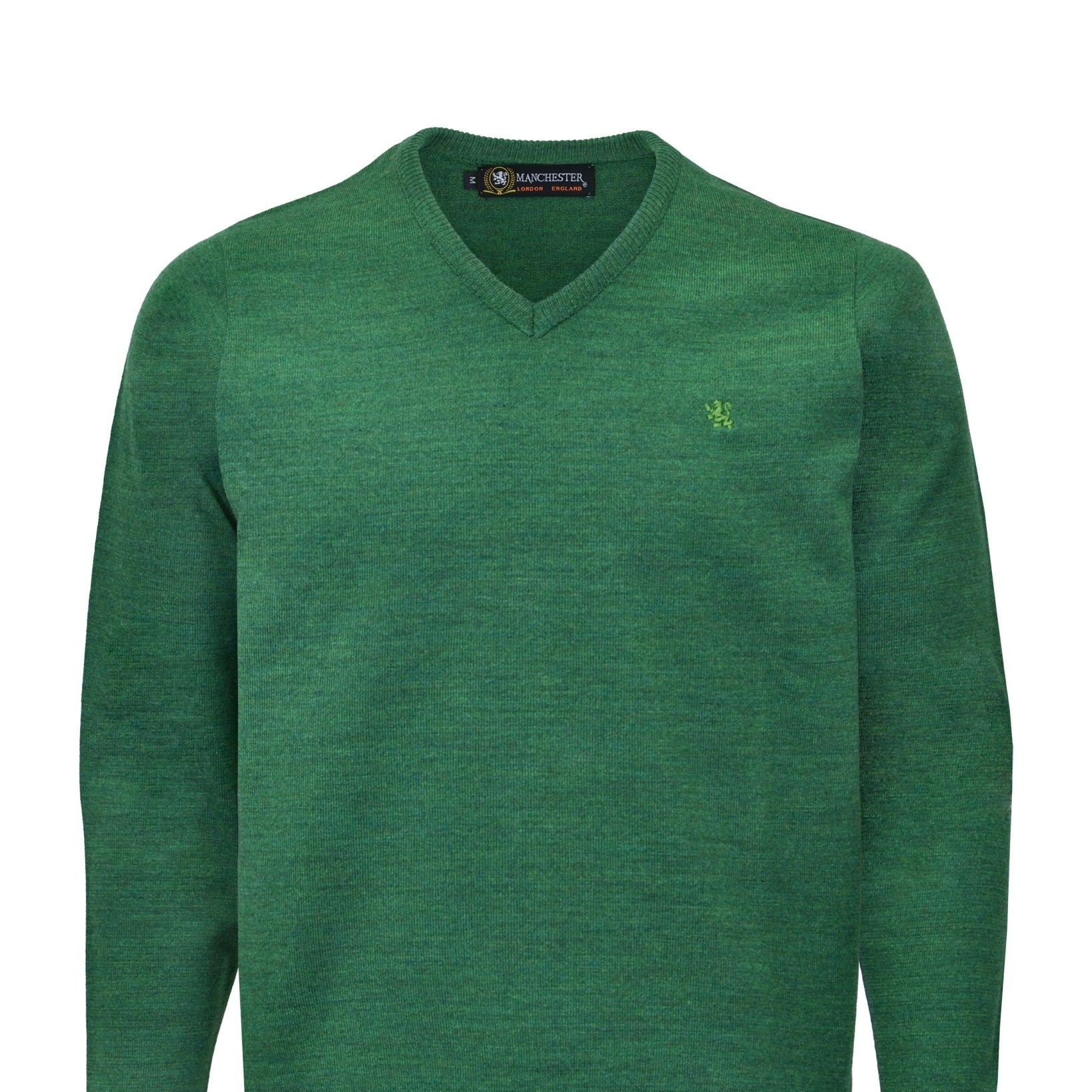 Manchester Sweater con Cuello V Elegante - Manchester