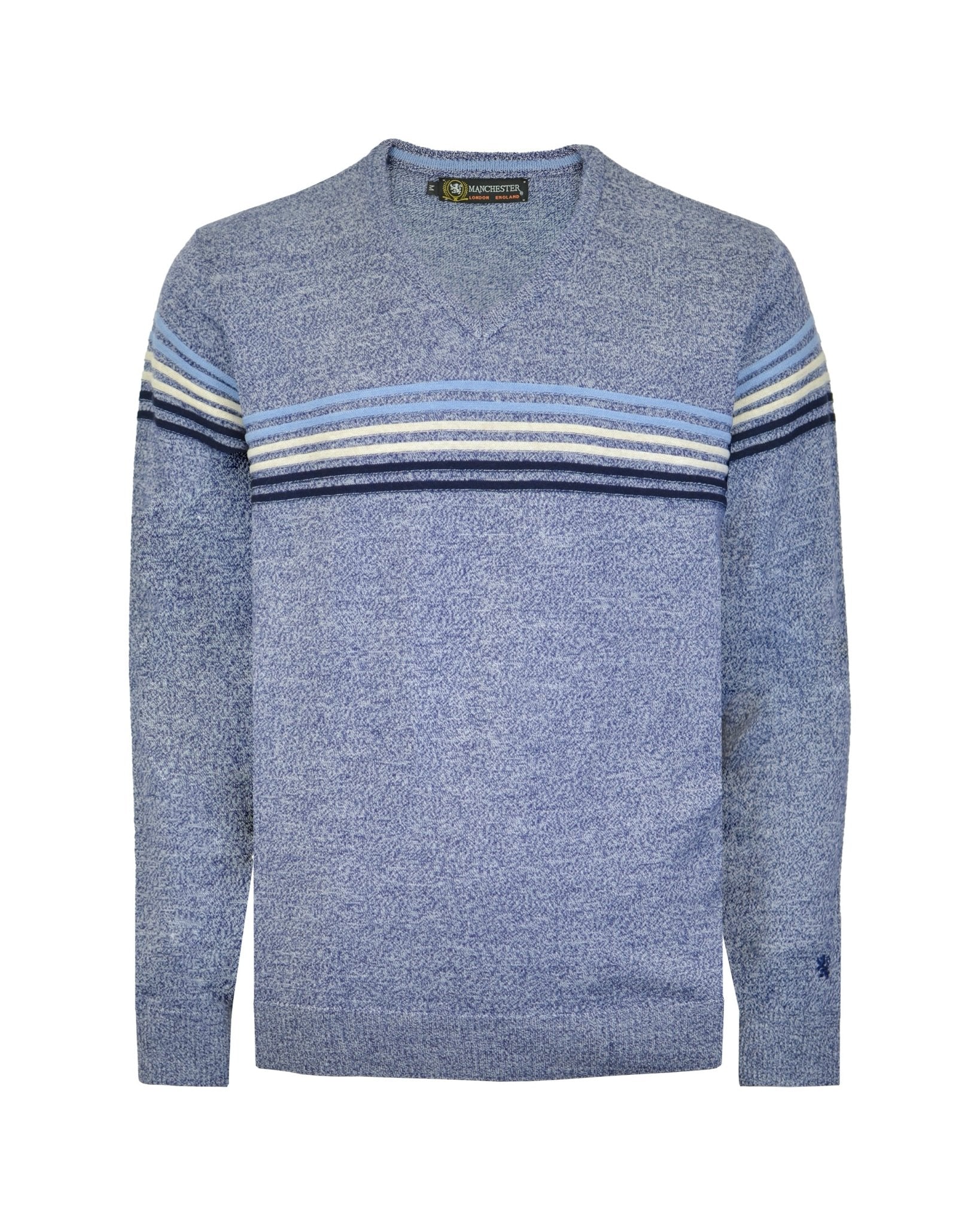 Manchester Sweater de Punto Rayas Horizontales Lana y Acrílico - Manchester