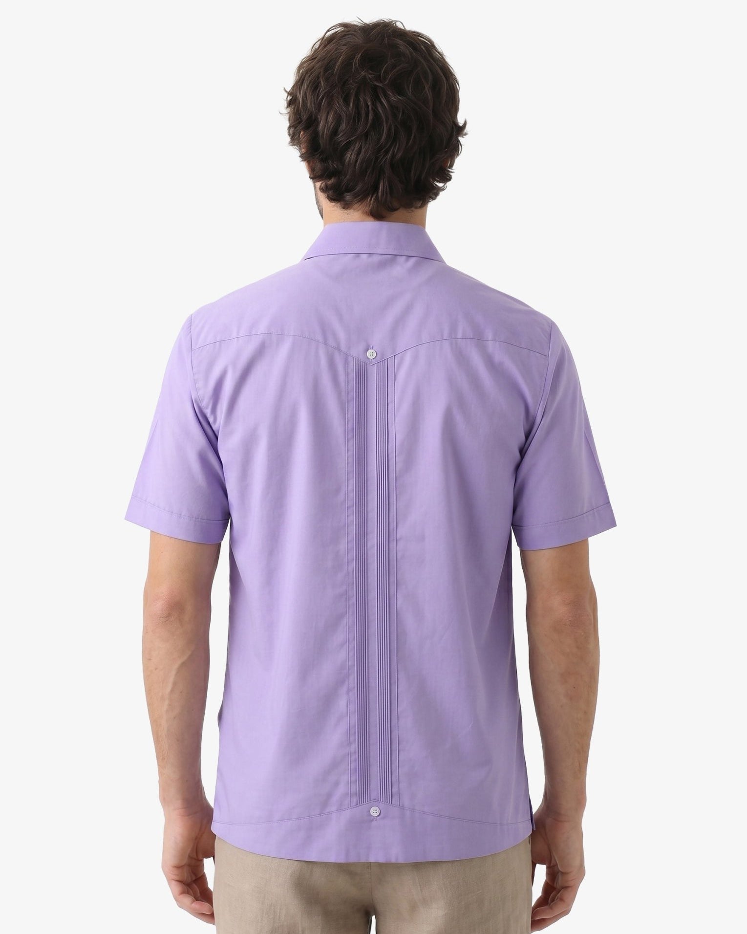 Manchester Uxmal Guayabera Violeta Lisa - Manchester