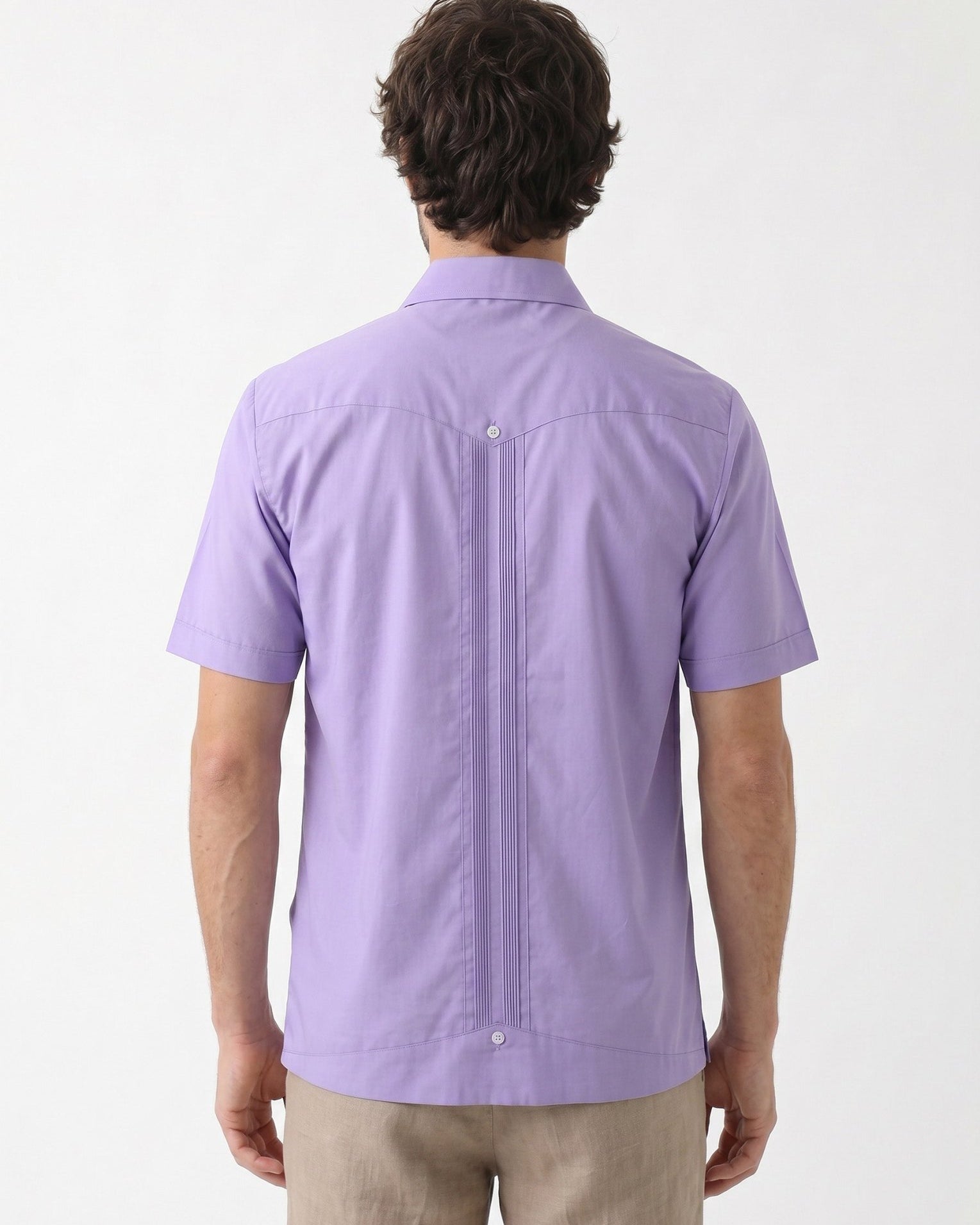 Manchester Uxmal Guayabera Violeta Lisa - Manchester