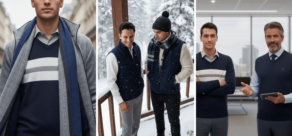 Suéteres y Chalecos de Hombre: ¿Cómo Saber si un Sweater es Bueno? Tipos y Materiales - Manchester