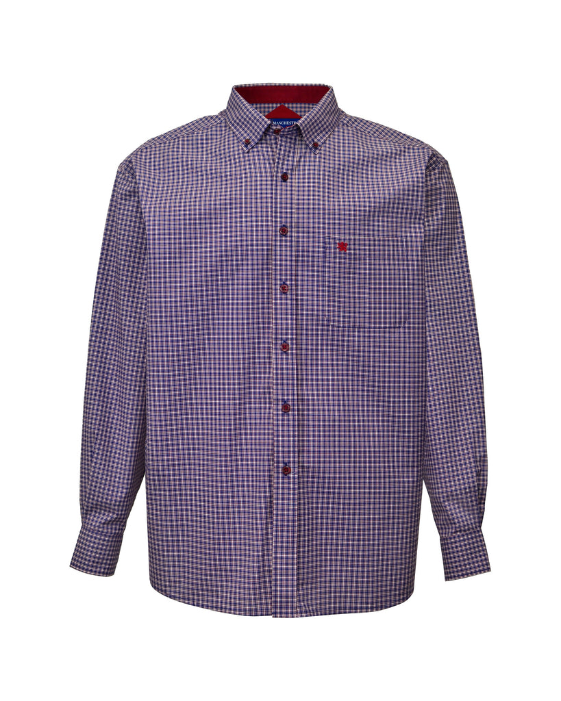 {"altText": "Manchester Camisa Casual Vista Frontal Dise\u00f1o de Cuadros Peque\u00f1os con 1 Bolsillo Izquierdo", "color": "MARINO", "url": "https://cdn.shopify.com/s/files/1/0762/6925/7013/files/4680-F_1.jpg?v=1696885264"}