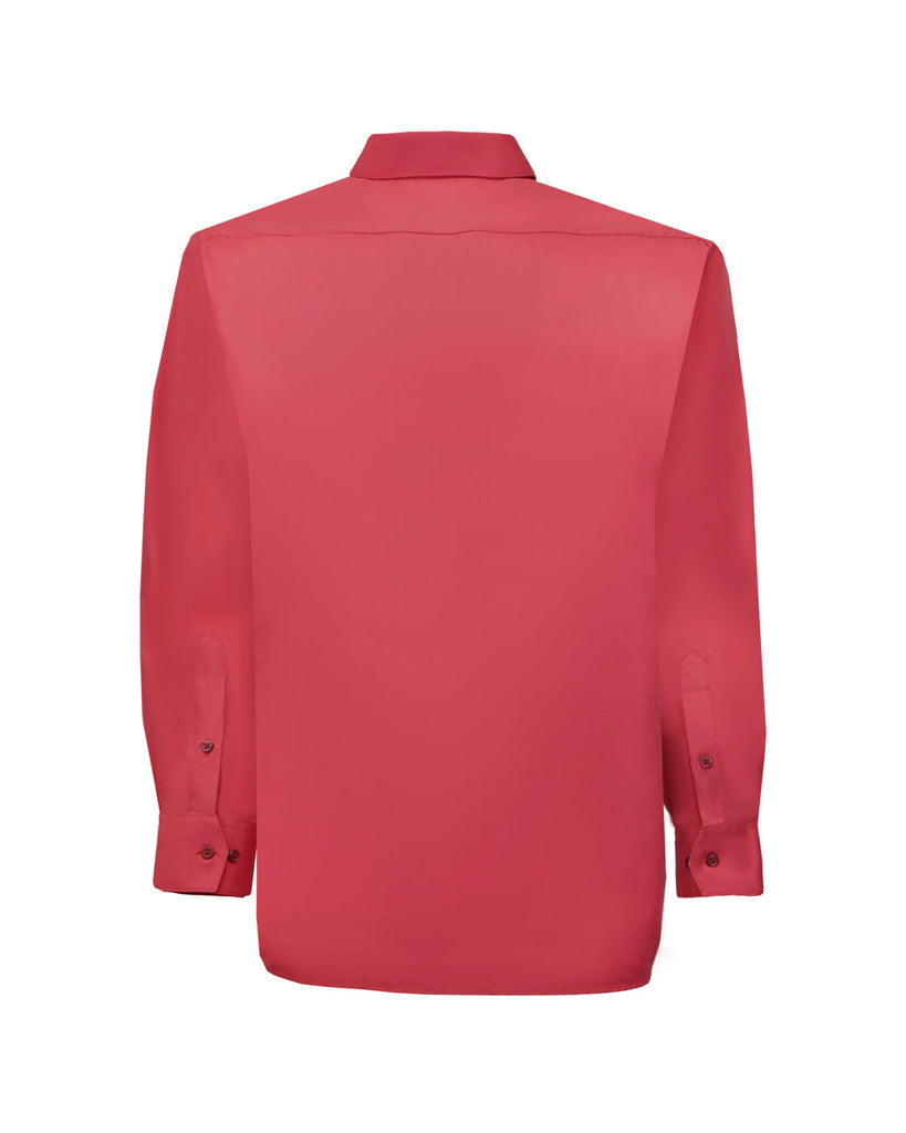 Manchester Camisa de Vestir Regular Fit Manga Larga Cuello Ajustable Vista de Espalda
