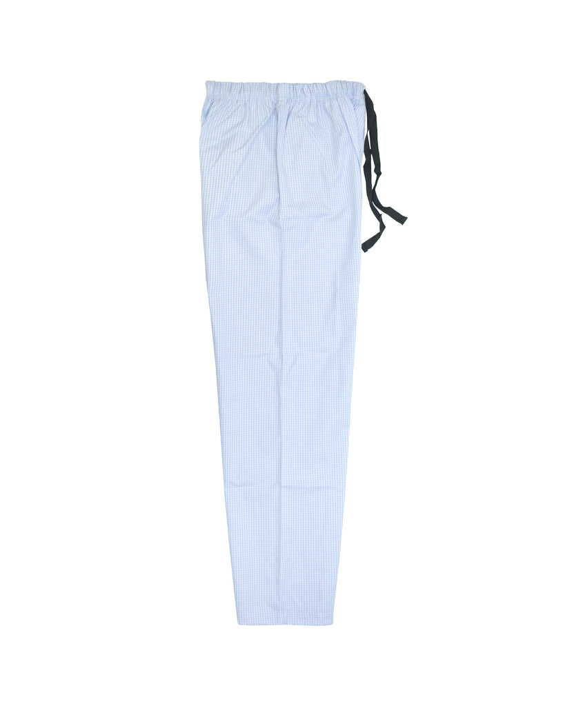Manchester Pijama Pantalón de Cuadros para Caballero Vista Lateral en Marino