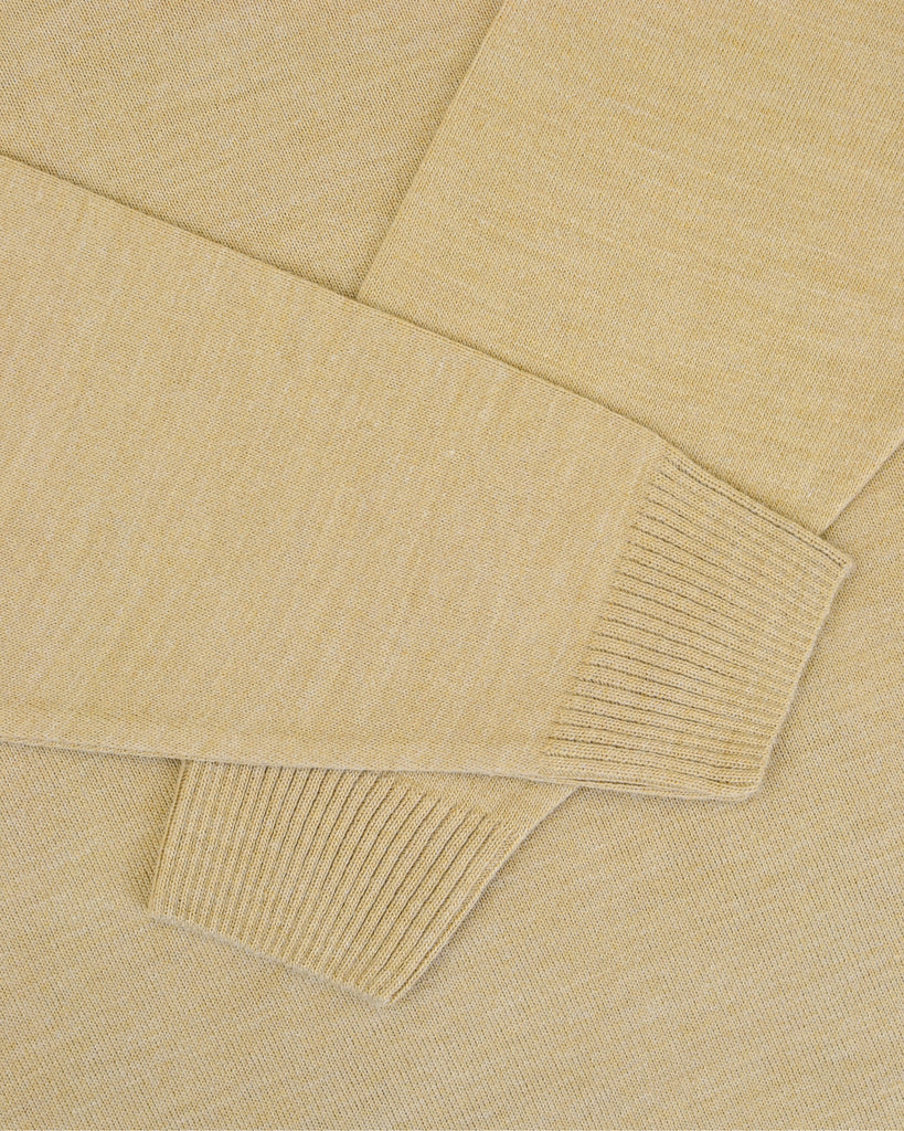 Manchester Sueter Beige Slim Fit en Acrilico Vista de Manga