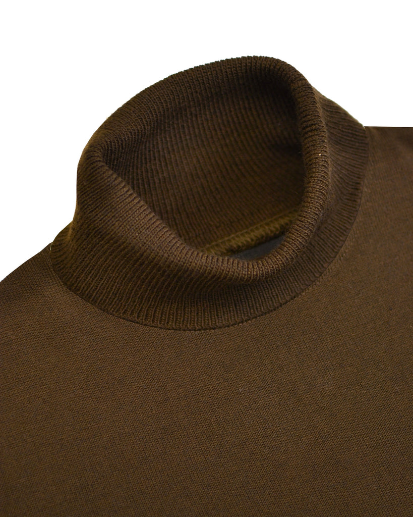 Manchester Sueter Cafe Slim Fit en Acrilico Vista Cuello de Tortuga