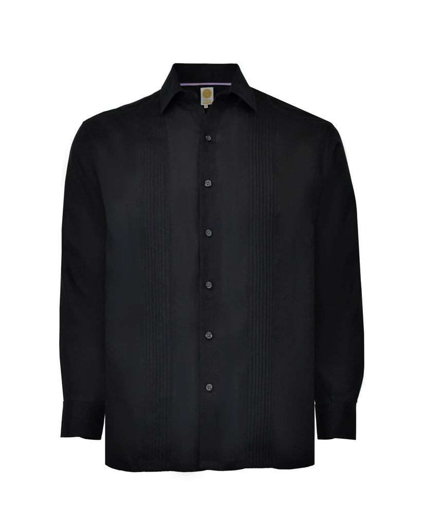 {"altText": "Manchester Junior Guayabera de Lino Manga Larga Vista Frontal en Negro", "color": "NEGRO", "url": "https://cdn.shopify.com/s/files/1/0762/6925/7013/files/8132M_NEGRO_1.jpg?v=1701444491"}