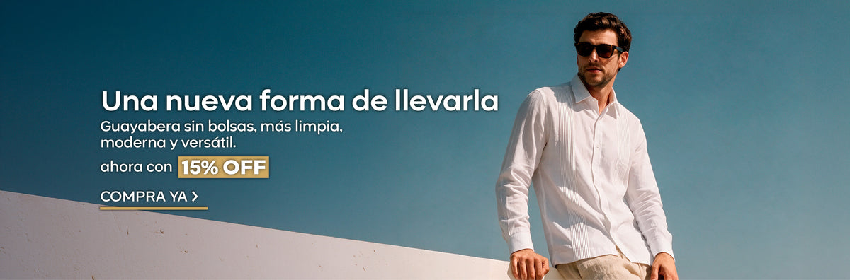 Guayabera sin Bolsa - Manchester