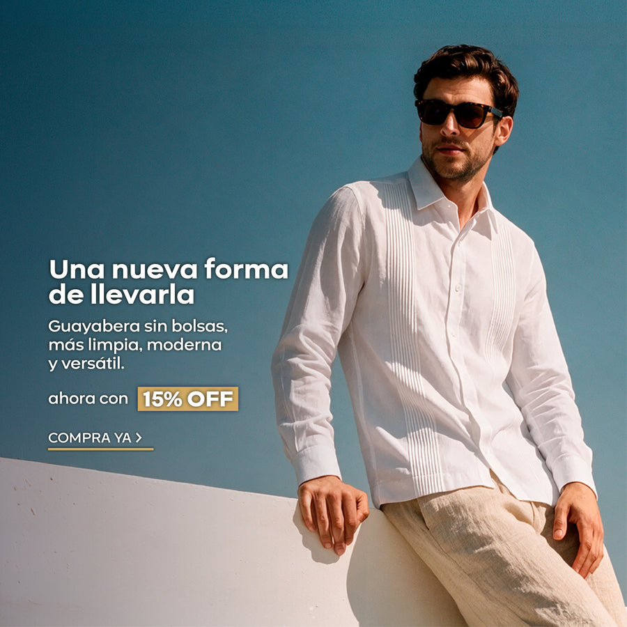 Guayabera sin Bolsa - Manchester