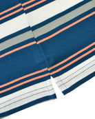 Manchester Junior Polo 100% Algodón Patrón de Rayas - Manga Corta color marino para niño