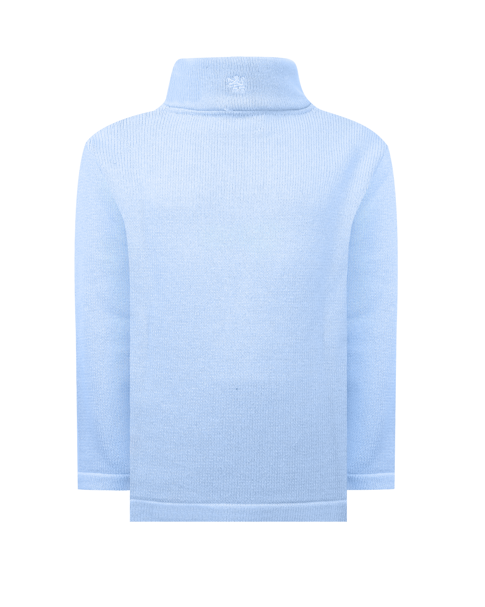 Manchester Junior Sweater Liso a Punto color celeste para niño