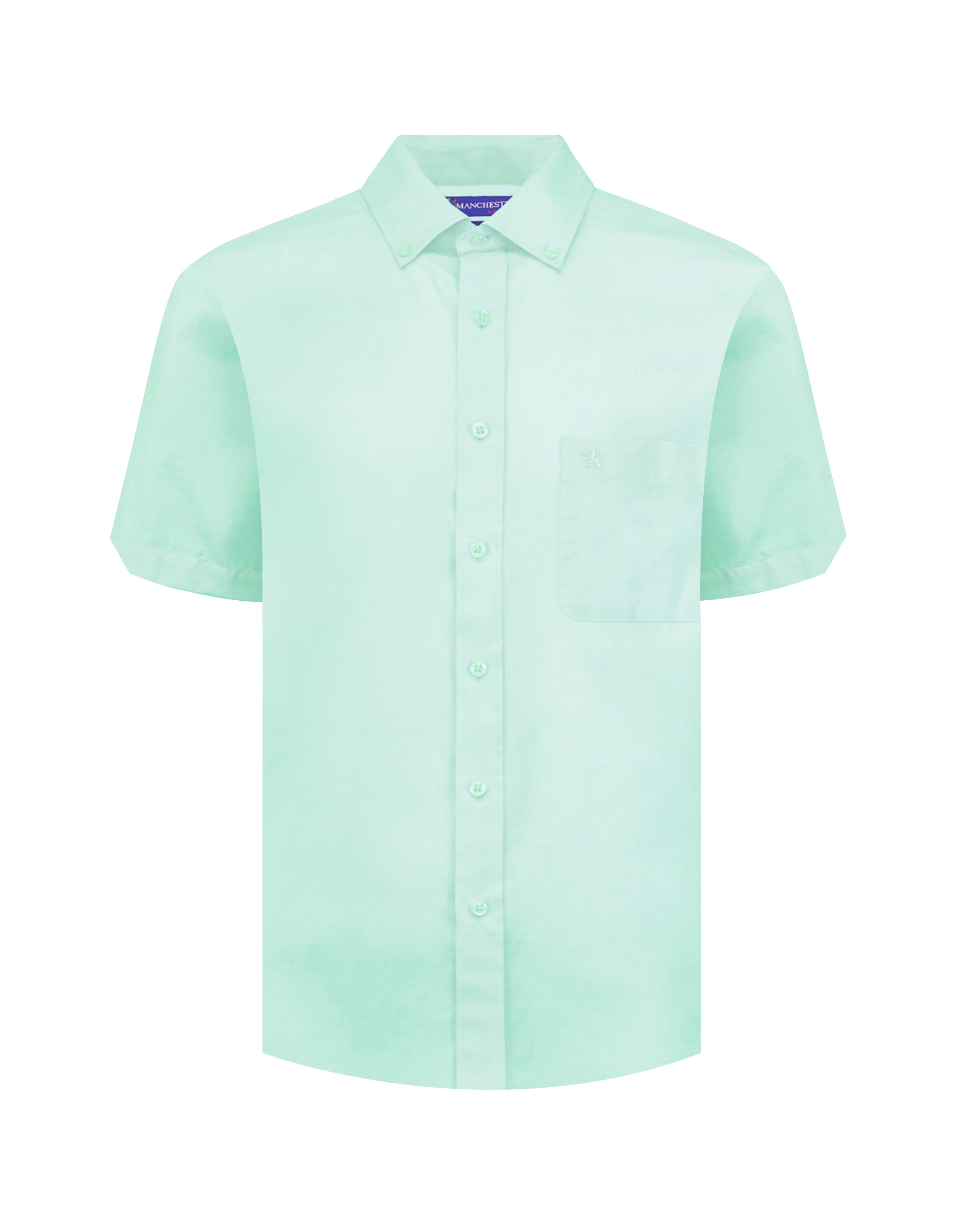 Manchester Camisa Casual Algodón y Poliéster color menta para hombre
