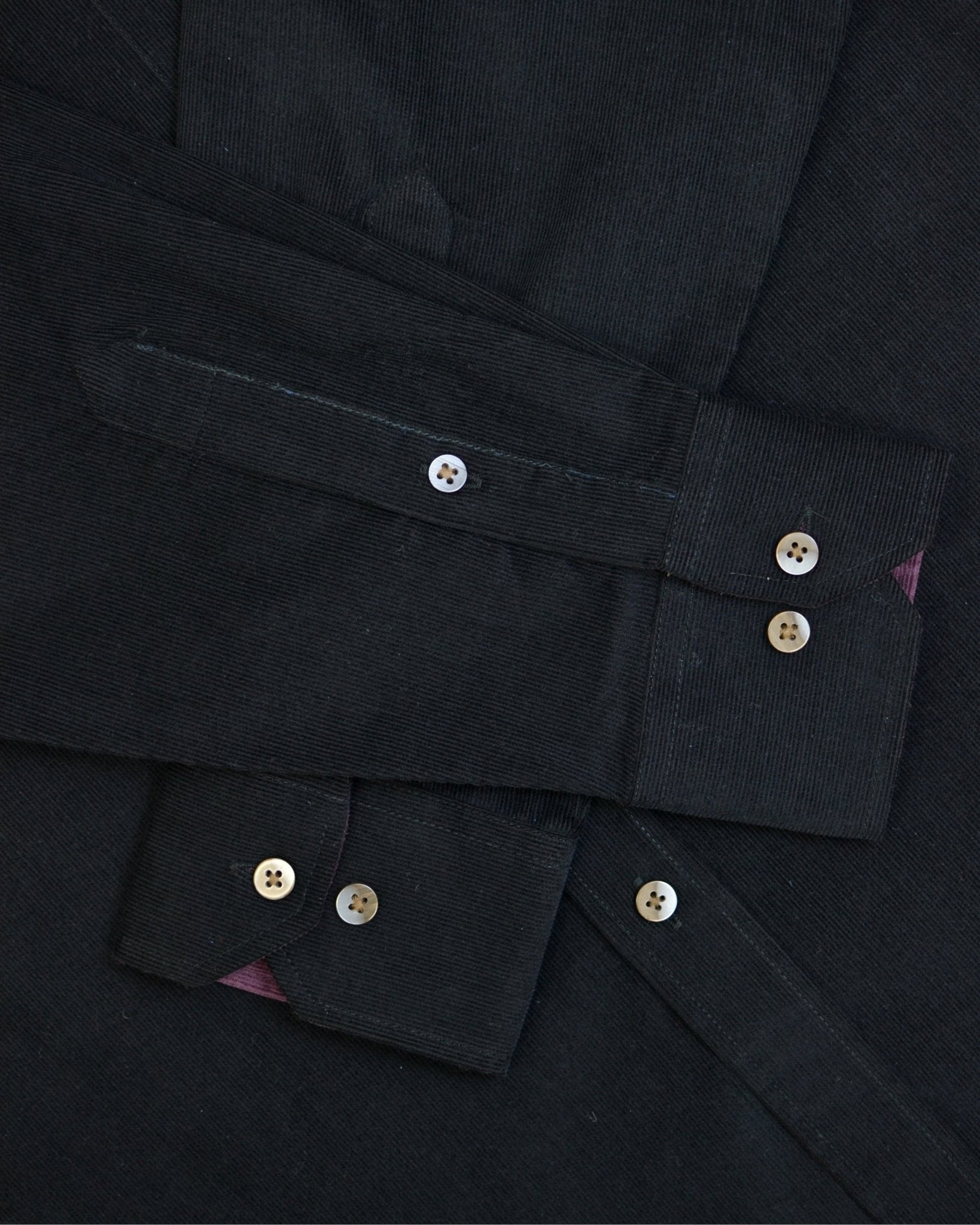 Manchester Camisa de Micropana en Algodon color negro para hombre