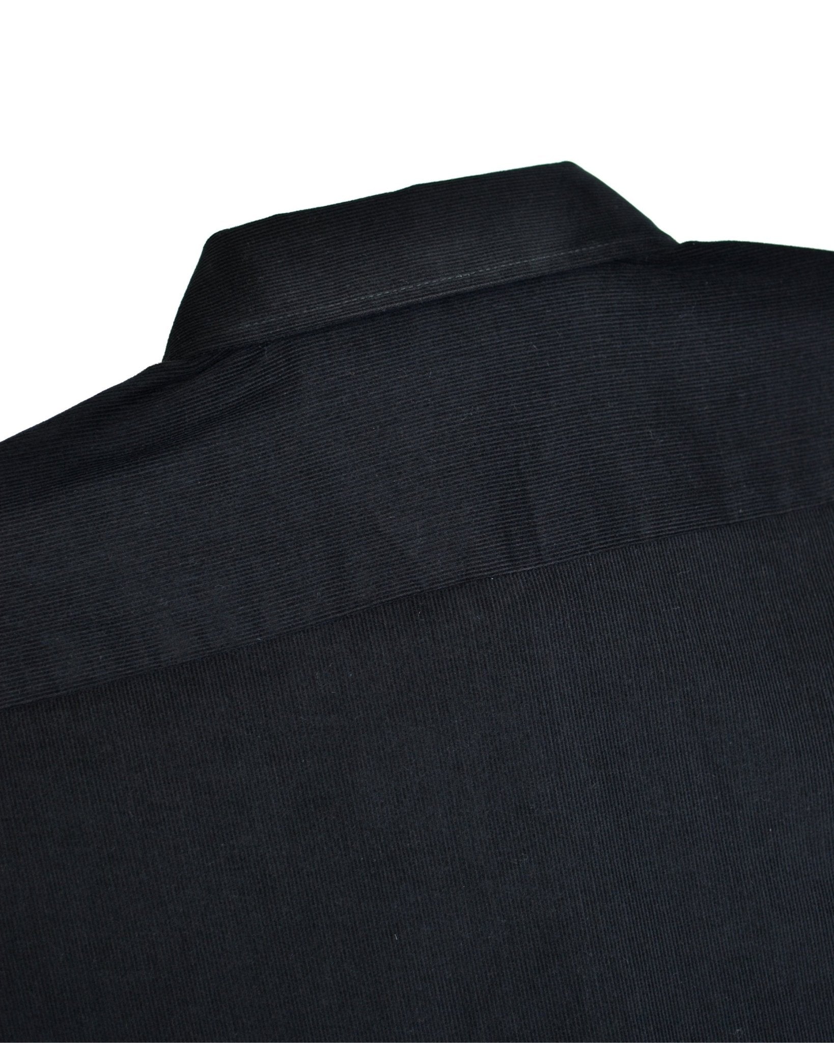 Manchester Camisa de Micropana en Algodon color negro para hombre