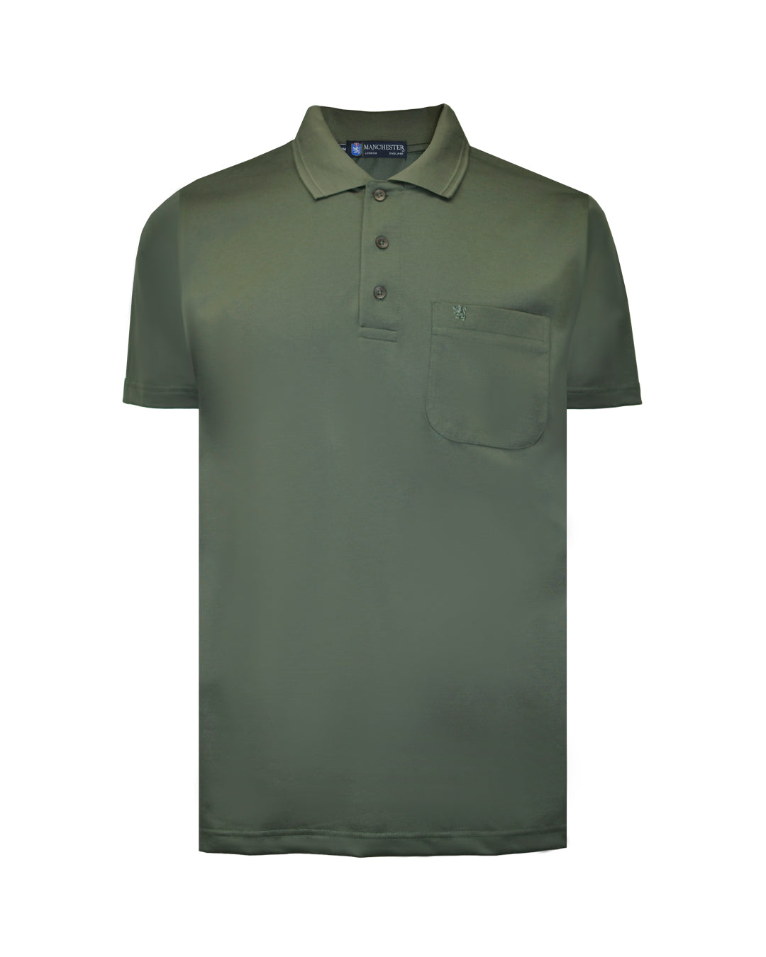 Manchester Playera Tipo Polo  Lisa Poliéster y Algodón
