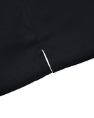 Manchester Playera Polo Lisa Poliéster y Algodón Manga Larga color negro para hombre