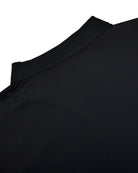 Manchester Playera Polo Lisa Poliéster y Algodón Manga Larga color negro para hombre
