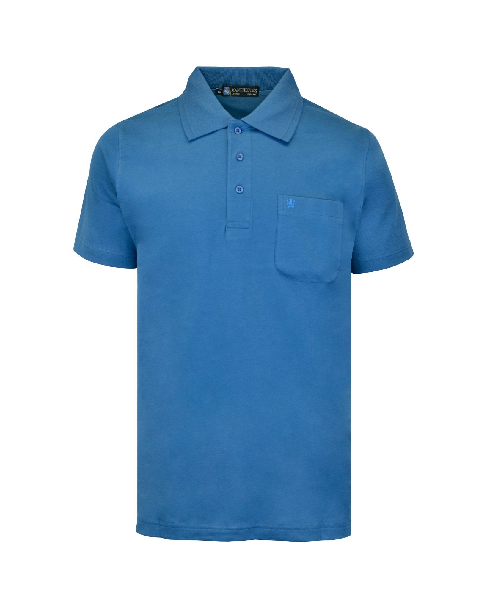 Manchester Playera Polo Lisa 100% Algodón Supima - Manga Corta - Manchester