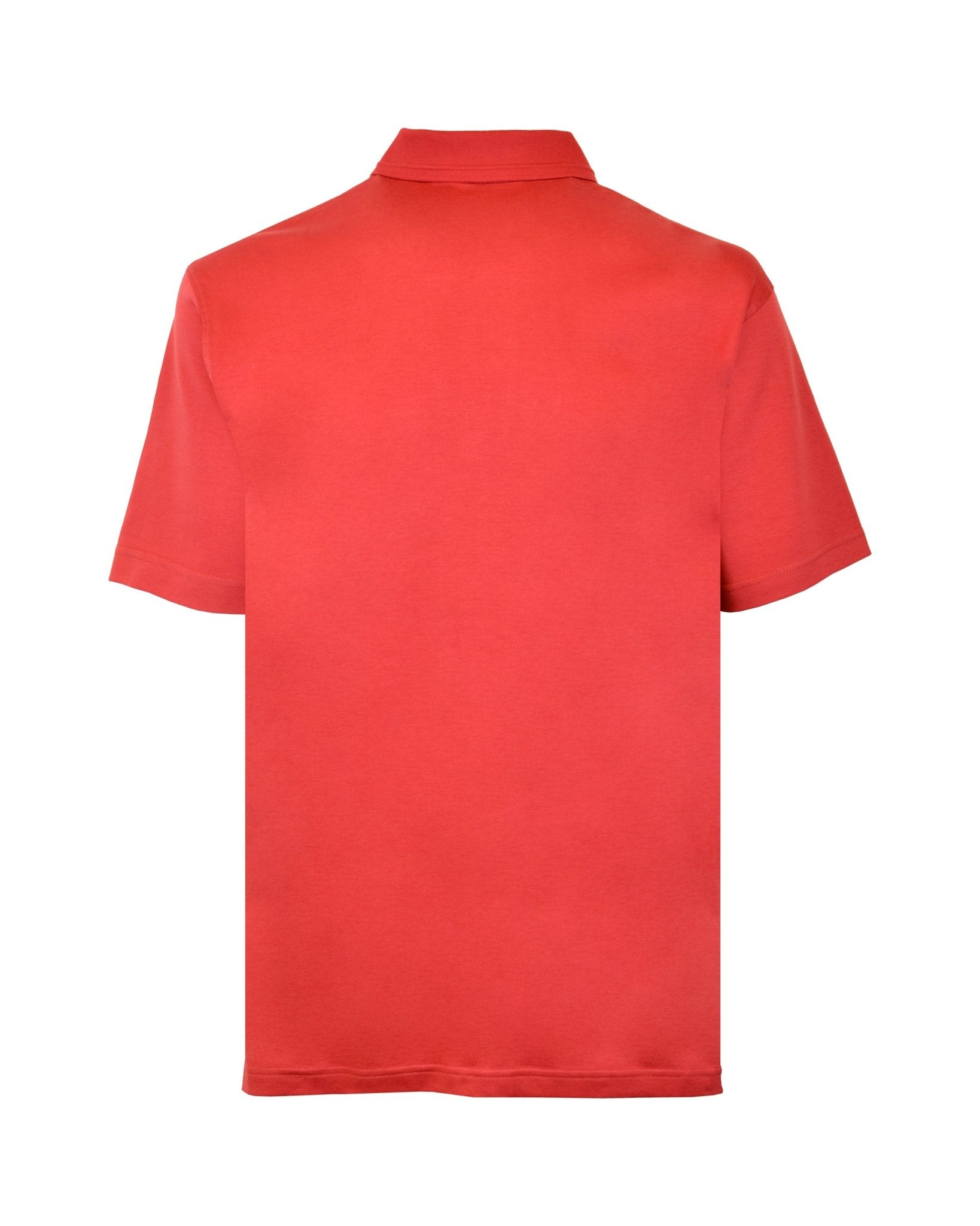 Manchester Playera Polo Lisa 100% Algodón Supima - Manga Corta color rojo para hombre