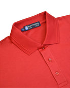 Manchester Playera Polo Lisa 100% Algodón Supima - Manga Corta color rojo para hombre