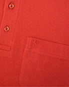 Manchester Playera Polo Lisa 100% Algodón Supima - Manga Corta color rojo para hombre