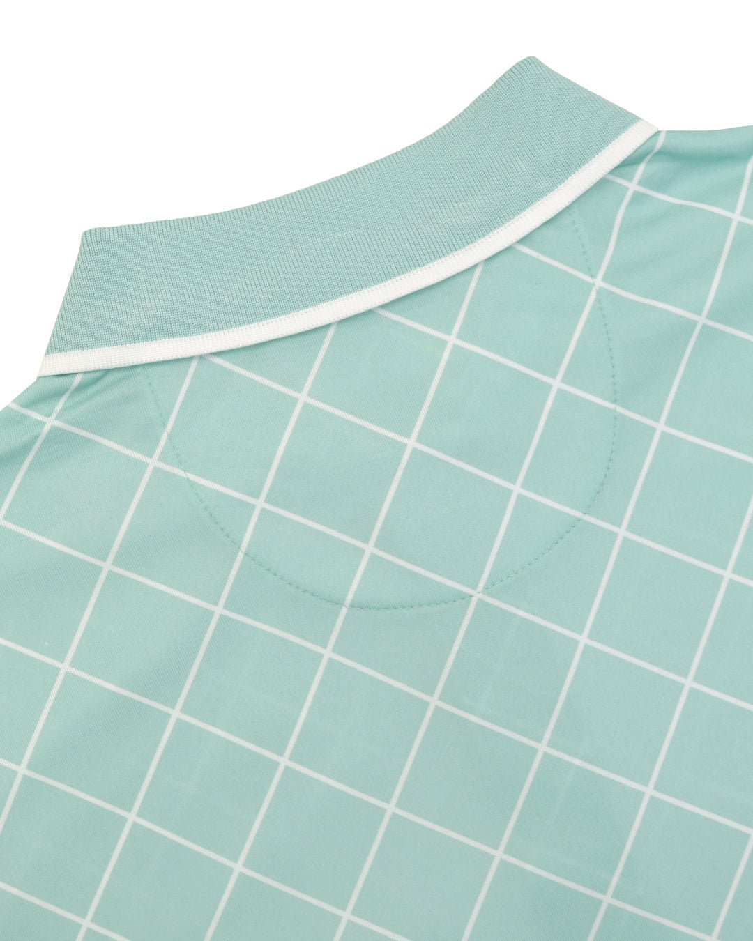 Manchester Polo Cool Free - Patrón de Rombos - Manga corta color aqua para hombre