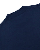 Manchester Sweater con Cuello Redondo y Tejido de Líneas Inclinadas color marino jaspe para hombre
