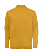Manchester Sweater con Cuello Redondo y Tejido de Líneas Inclinadas color mostaza para hombre
