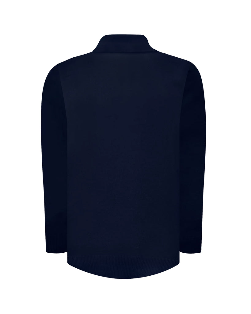 Manchester Sueter Marino Cuello con Botones Slim Fit Vista de Espalda